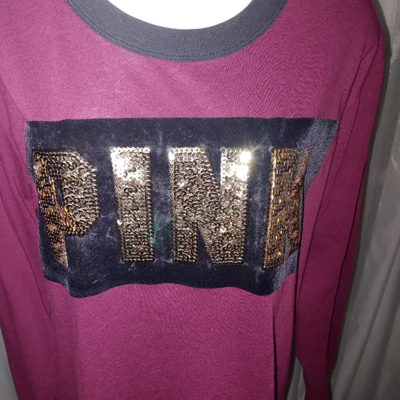 Victorias Secret PINK TOP size LG - Picture 2 of 7